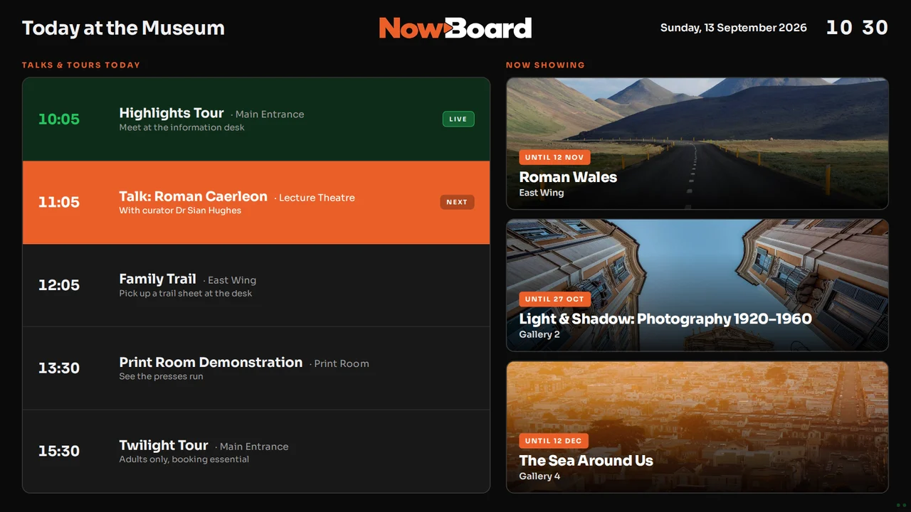 Museum Today Board