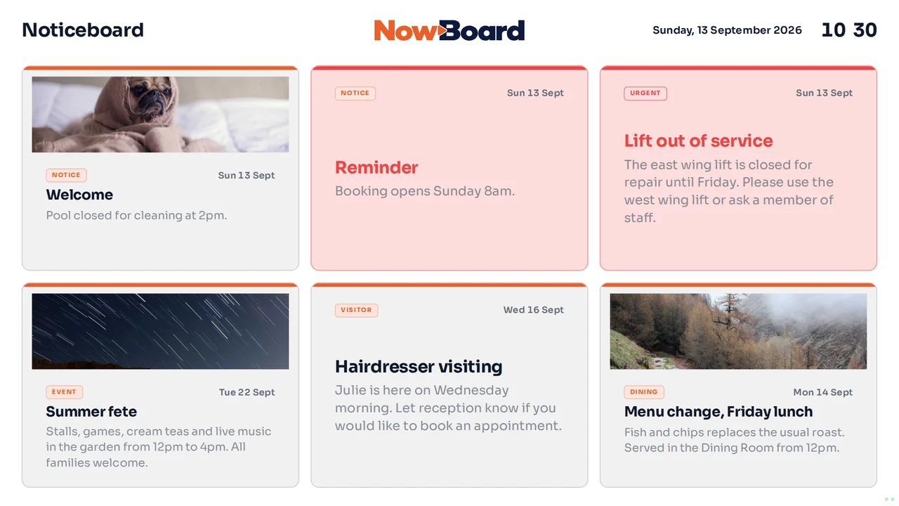 Noticeboard Board